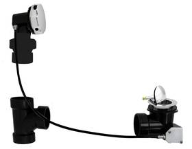 D50a45bj-26 Westbrass Ball Joint Head Abs 45 Inch Cable Drive Bw&o Polished Chrome D50a4