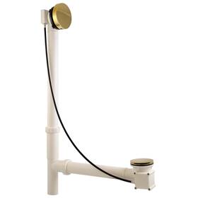 D50p27tlere-01 Westbrass 27 Inch Cable Drive Bath Drain Trim With Rotary Overflow