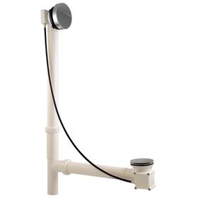 D50p27tlere-05 Westbrass 27 Inch Cable Drive Bath Drain Trim With Rotary Overflow