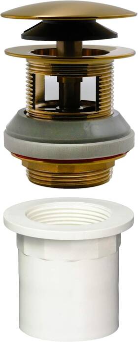 Westbrass D98ltbpa-18 Integrated Overflow Drain 1-1/2 Npsm Coarse Thread Bronze
