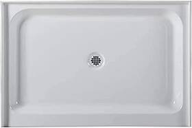 Sp4836wb-26 Westbrass 48 Inch X 36 3-wall Shower Pan Brass Center Drain Chrome