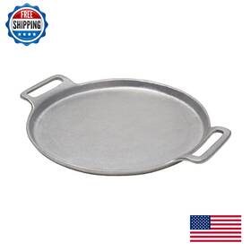 B0bx4klj8k Wilton Armetale Gourmet Grillware Handled Pizza Griller Gray