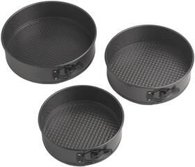 B000q3g3q6 Wilton Gold Non-stick Springform Cheesecake Pan Set 8 9 10 Inch Stainless Steel