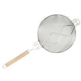 Winco 445003414400 10.5-inch Double Mesh Strainer Medium Nickel And Tan Finish