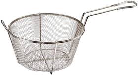 B001vzcobq Winco 811642008534 9 1/2 Inch Round Wire Fry Basket 6 Mesh 9.5 Silver