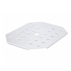 Winco 811642013576 Half-size False Bottom Stainless Steel