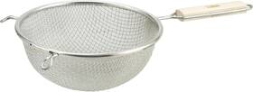 Mstf-6d Winco Nac Strainer 6.25-inch Diameter Fine Double Mesh Medium Tin Tan