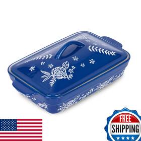 B0cbjnjr66 Wisenvoy Wisenboy Casserole Dish With Lid Ceramic Oven Baking Lasagna Roaster