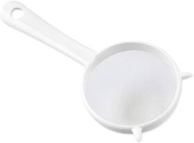 Bn025 Wlngtv White Mesh Kitchen Sifter - Plastic Strainers Sievecolanders And Sieve W