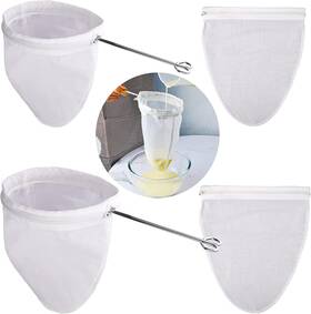 Wmkgg 313093478435 Ultra Fine Mesh Strainer Bags Reusable Filter With Stainless St Wmkgg 313093478435 Ultra Fine Mesh Strainer Bags Reusable Filter With Stainless St