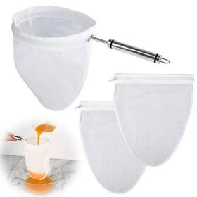 Ea0732 Wmkgg Ultra Fine Mesh Strainer Bags Cheese Cloth Bag For Straining With Stainless