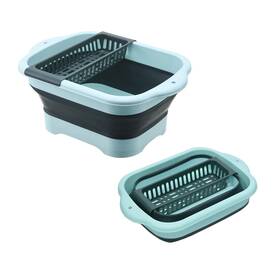 Sy-2024 Wmkjds Sy-2024- 11l 2.91 Gallon Collapsible Dish Basin With Drain Plug Space Saving Outdoor