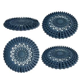 Dr88-dr Wodetim Shower Drain Cover Hair Catcher Silicone Stop