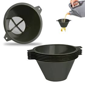 Worldity 681599701976 Paint Filter 100 Mm Plastic Strainer With Fine Nylon Mesh Reusable Pa