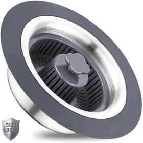 Cfsc888 Wsylen 3 In 1 Kitchen Sink Drain Strainer And Stopper 4.2 X 1.4 Inches Silver Cfsc888 Wsylen 3 In 1 Kitchen Sink Drain Strainer And Stopper 4.2 X 1.4 Inches Silver