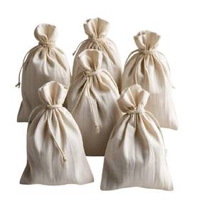 B0b19xvvnr Wud 6 Unbleached Muslin Cotton Cheese Cloth Bags For Kitchen Straining Juice