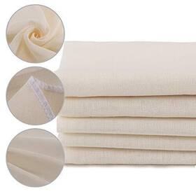 Xelnaga 784283069007 5 Pack Muslin Cloths Reusable For Straining 100% Unbleached Pure Cotton Chee