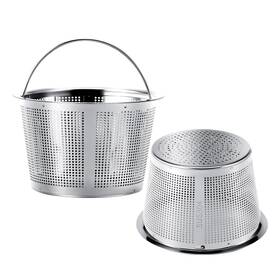 Zbtl001 Xonusin 2 Pcs Kitchen Sink Drain Strainer With Portable Handle 304 Stainless Steel K