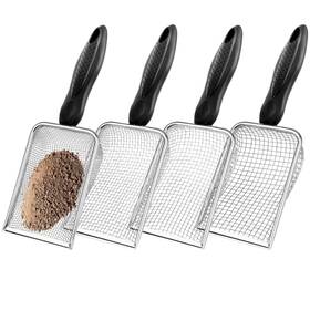 Lyy-4pc Xunyuqi Lyy-4pc/2pc 4 Pcs Gardening Soil Sifter Shape Garden Sieve With Handle 2/2.8/3.8