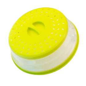 Yaxlewu 791137778923 10.5 Inch Collapsible Microwave Splatter Cover Dishwasher-safe Yellow