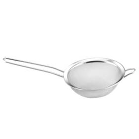 Ybm Home 810053495421 Stainless Steel Fine Mesh Strainer Colander Sieve With Handle For Rinsing Gra