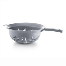 Ybm Home 813644026646 9.75 Inch Plastic Strainer Colander With Long Handle Made Of Food Safe Bpa-free