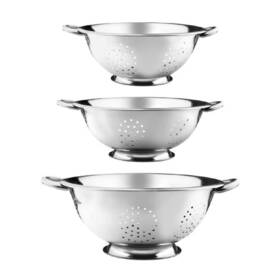 Ybm Home 840323603843 Colander Stainless Steel Set With Heavy Duty Handles Strainer Ybm Home 840323603843 Colander Stainless Steel Set With Heavy Duty Handles Strainer