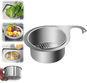 Yilia 445015373344 Stainless Steel Swan Sink Strainer Basket 2025 New Multifunctional Kitchen
