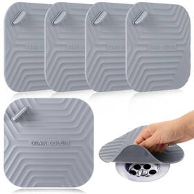 Bc-yinkin-5013 Yinkin 4 Pcs Shower Drain Cover Silicone Tub Stopper Floor Keep Bugs Out