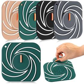 Bc-yinkin-5016 Yinkin 4 Pcs 2 In 1 Silicone Drain Stoppers 6 Inches Large Bathtub Plug Hair C