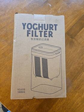 Yoghurt 683770098677 Greek Yogurt Strainer 1800ml Stainless Steel Mesh Filter For Homemade