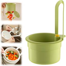 Yonynn 313112891801 Sink Strainer Basket Hanging Kitchen With Press Dumping &