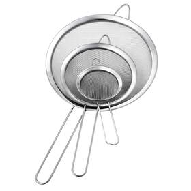 Yqlinnn 710365942449 Stainless Steel Fine Mesh Strainer Set Of 3 For Kitchen