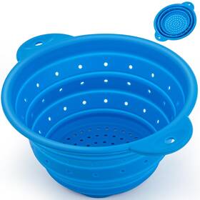 Yqlinnn 791800652932 Collapsible Colander Food Grade Silicone Kitchen Strainer Diameter Sizes 7.48 In