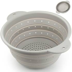Yq-013 Yqlinnn Colander For Kitchen Collapsible Food Grade Silicone Strai