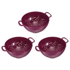 Zaplyte 745065194027 Rice Washing Filter Strainers Basket Fruit Vegetable Colander Purple 3pcs Zaplyte 745065194027 Rice Washing Filter Strainers Basket Fruit Vegetable Colander Purple 3pcs