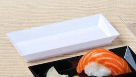 Zp-112w-50 Zappy 50ct 2.5 Inch X 5 Elegant Petite Mini Rectangle Tray Appetizer Dessert Pla