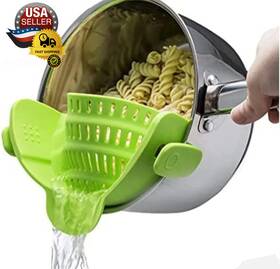 Zhejiang Shogole Housewares Co. Ltd. 313036257271 Generic Silicone Food Strainer Small Green