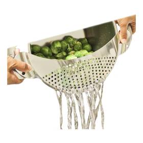Zoie Chloe 814883020716 Pan Pot Spaghetti Strainer - Premium 18/10 Stainless Steel Fits All Pots Up