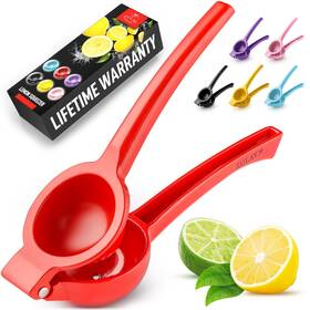 Zulay Kitchen 093674191471 Premium Quality Metal Lemon Squeezer Citrus Juicer Manual Press For E