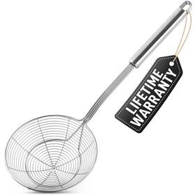 Zulay Kitchen 093674193420 Premium Stainless Steel Spider Skimmer 15.4 Inch - Kitche