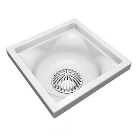 Fs126pv4fs12 Zurn Fs12-6-pv4 4 Inch Outlet 6 Sump Floor Sink With Dome Strainer