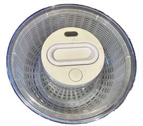 Zyliss 054067156019 Easy Spin Salad Spinner Clear And White Pull Cord Style 8 Inch X 5 Zyliss 054067156019 Easy Spin Salad Spinner Clear And White Pull Cord Style 8 Inch X 5