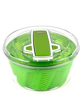 E940013 Zyliss Swift Dry Salad Spinner Large 10-1/2 Inch Green Excellent Pre-owned Condition