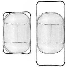 Zzlright 768420405194 Over The Sink Colander 2pack Strainer Basket Stainless Steel Home Kitchen Es Zzlright 768420405194 Over The Sink Colander 2pack Strainer Basket Stainless Steel Home Kitchen Es