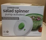 Farberware Salad Spinner Pump Activated 6.3L Capacity, Used Once!. Fixed Price $12.90.