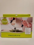 **food Network Mezzaluna 2-BLADES Stainless Steel Chopper Slicer Cutter Shredder. Fixed Price $21.58.