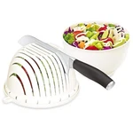 Fantasee Easy Fruit Vegetable Salad Cutter Bowl, White. Fixed Price $23.47.