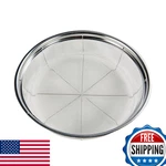 Fine Mesh Stainless Steel Strainer 12.2" Kitchen Colander Bowl Pasta Rice. Fixed Price $30.76.