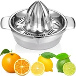 Manual Citrus Juicer Stainless Steel Hand Squeezer With Strainer & Bowl. Fixed Price $24.14.